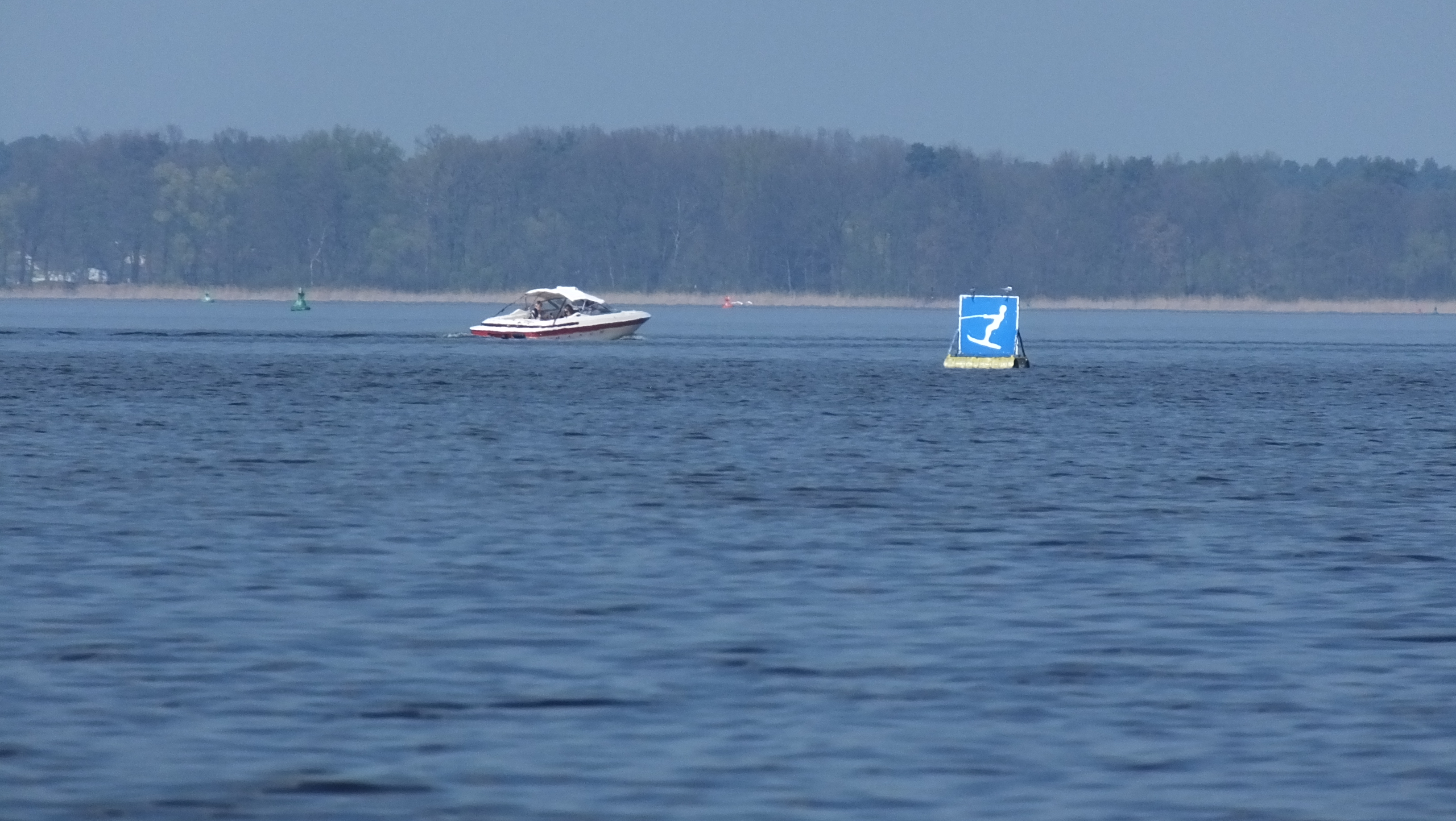Wassersportstrecke auf dem Schwielochsee